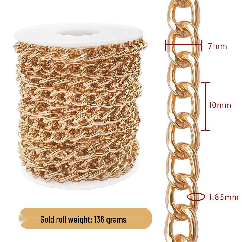 Трансграничное DIY ожерелье ручной работы: Полуфабрикаты из металла и алюминия, цепочки, ювелирная фурнитура