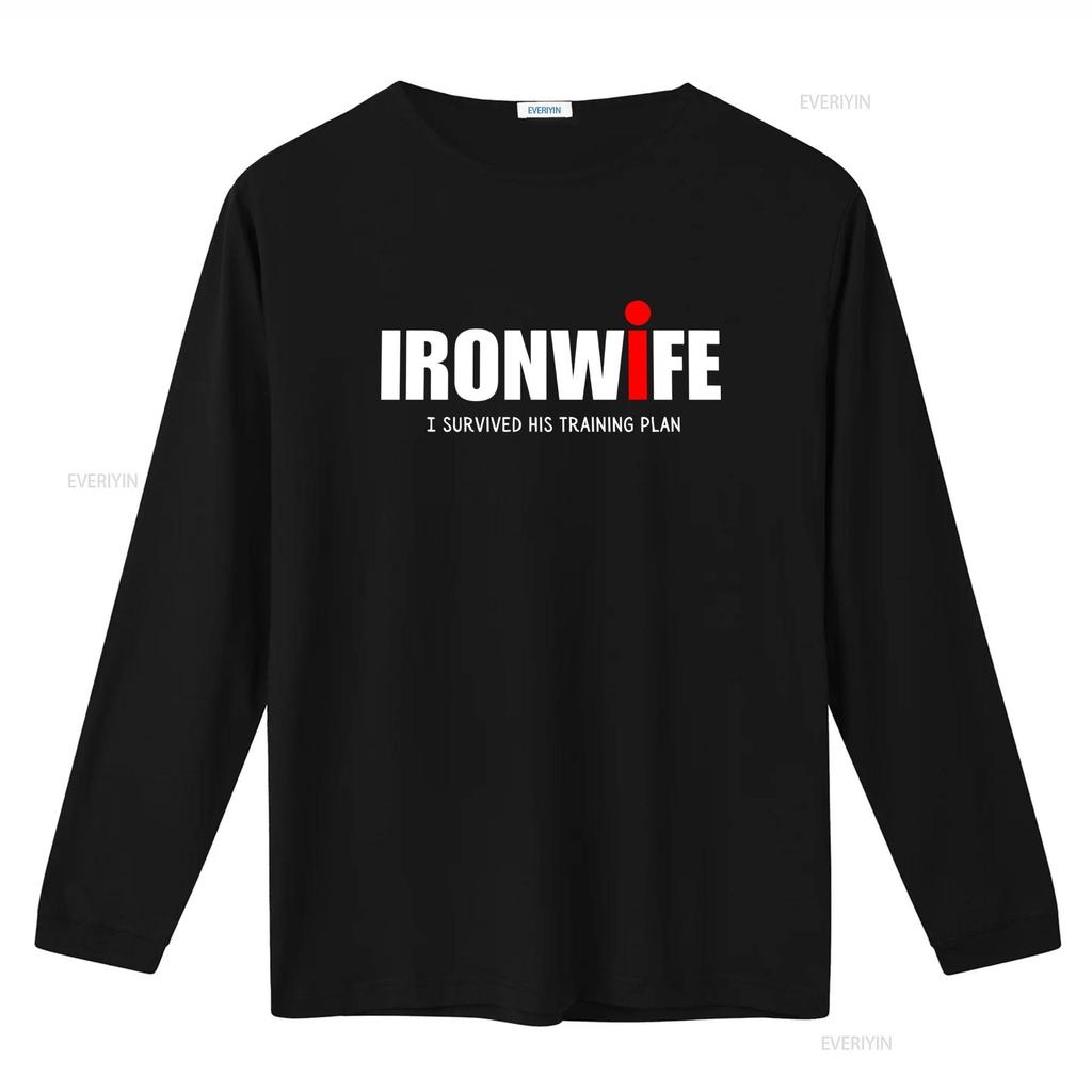 Футболка Ironwife Поддержка Триатлона для Триатлета Плавание Велосипед Бег Топ Смешной Три-Юмор Я Выжил Его План Тренировок винтаж