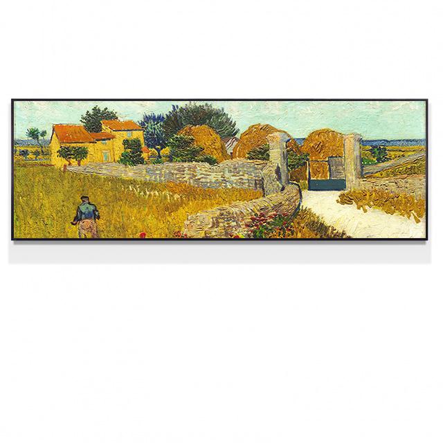 Импрессионист Ван Гог Картины Холст Картины Маслом Абстрактное Пшеничное Поле Цветение Миндаля Звездная Ночь Плакат Домашний Декор Без Рамки Без Рамки