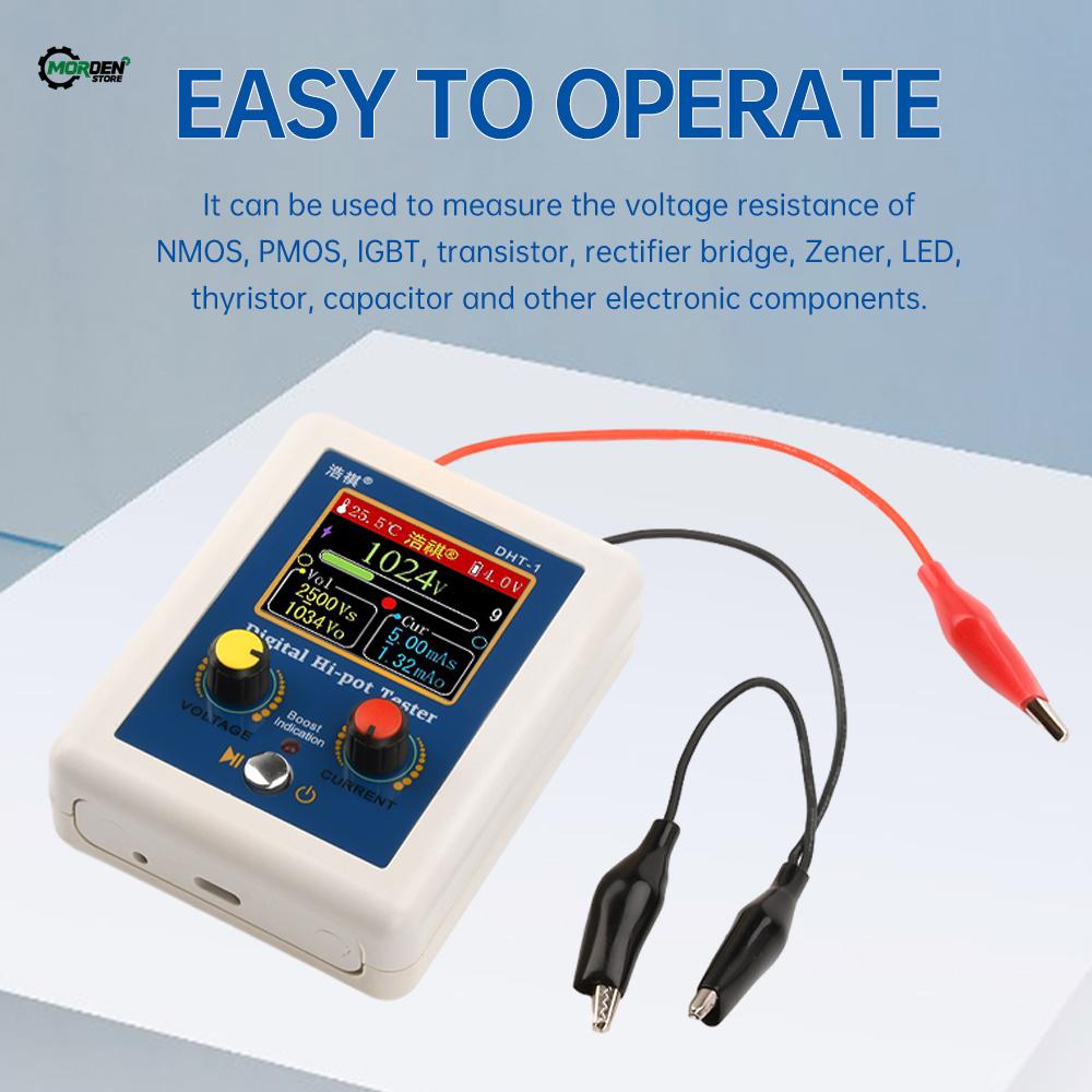 DHT-1TFT Transistor Tester Multimeter Display TFT For Diode Triode MOS/PNP/NPN Capacitor Resistor Transistor Type-c interface