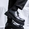 Дерби Туфли на толстой подошве Модные и трендовые мужские дизайнерские стили Досуг На Открытом Воздухе Вечеринка Молодежь Черный Повседневная офисная обувь Популярно