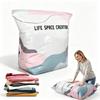 Vacuum Storage Bags Pumpless Space Saver Reusable Dustproof Compression Packs for Bedding Comforters Moving House Organization