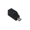 3-портовая USB 3.0 сетевая розетка-хаб с тремя розетками