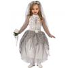 Childrens/Girls Skeleton Bride Costume