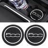 2pcs Car Coaster Decorate Accessories Water Cup Slot Cas For Fiat 500 Punto For Abarth Stilo Palio Bravo Doblo Auto Styling