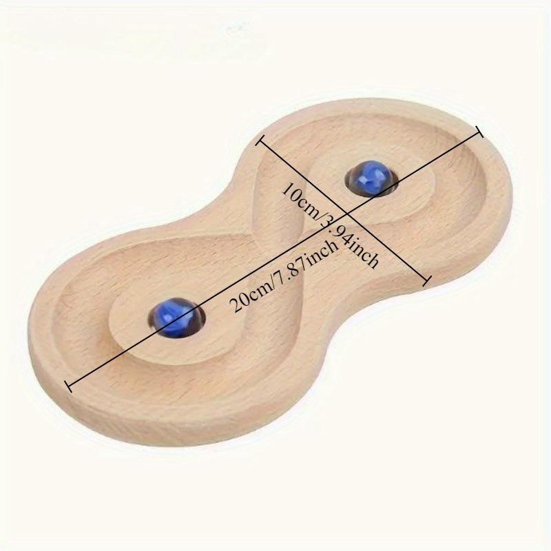 Деревянный балансир для развития левого и правого полушарий мозга Детская деревянная балансировочная доска Игры с мячом Раннее развитие Просвещающие развивающие игрушки