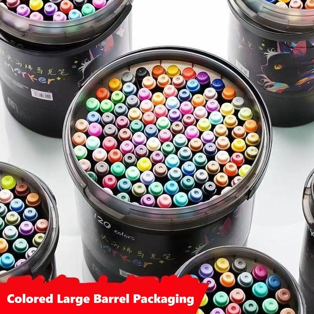 Multiple Colors Acrylic Marker Pen Soft Headed Soft Headed Marker  Children's Drawing