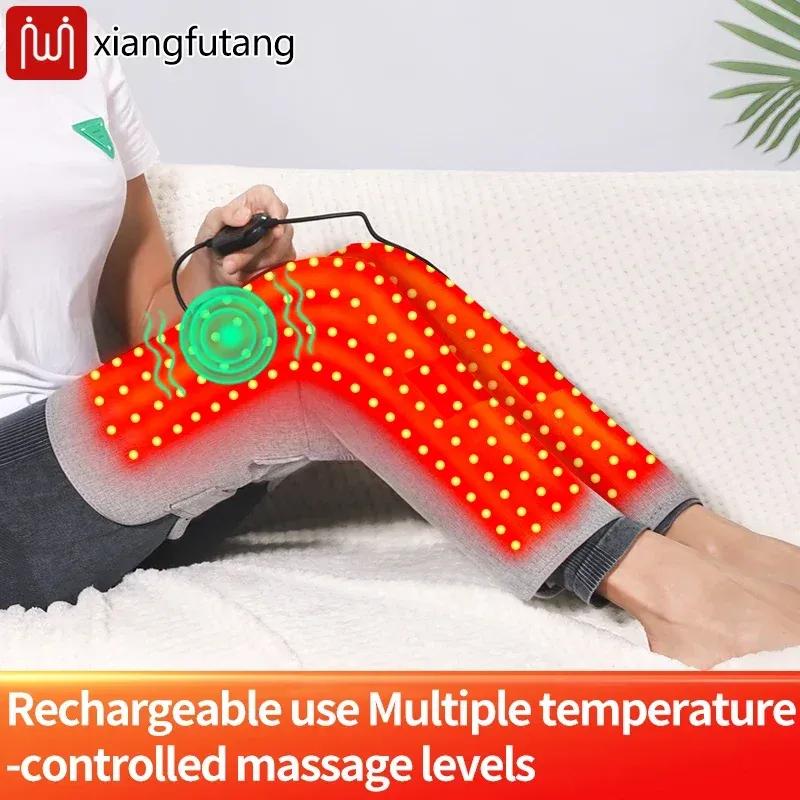 Xiangfutang XFT-89 Red Light Therapy Heating Massage Leg Pad Winter Thigh Knee Calf Warmer CE Certified Made China Onsite