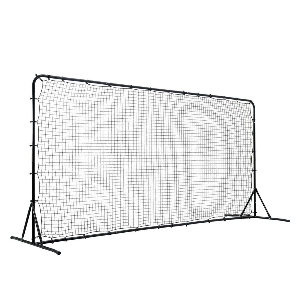 Soccer Rebounder Net, 12x6FT Iron Soccer Training Equipment, Sports Football Training Gift with Portable Bag, Volleyball Rebounder Wall Perfect for