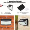 Solar Motion Sensor Wall Lights Outdoor Waterproof Wireless Security Lamp with 3 Modes for Garden Pathway Yard & Front Door