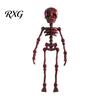 Funny Fridge Magnets Dancing Skeleton Aquarium Bubbler, Halloween Dynamic Fish Tank Ornament, Spooky Workspace Decorations 3D Printed Articulated