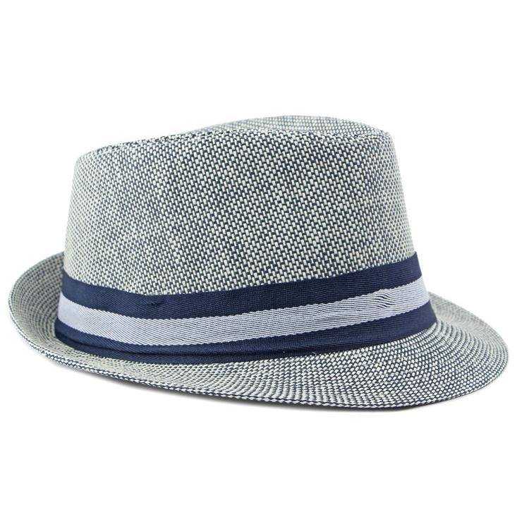 Мужской цилиндр среднего и пожилого возраста, летняя солнцезащитная пляжная шляпа, соломенная джазовая шляпа