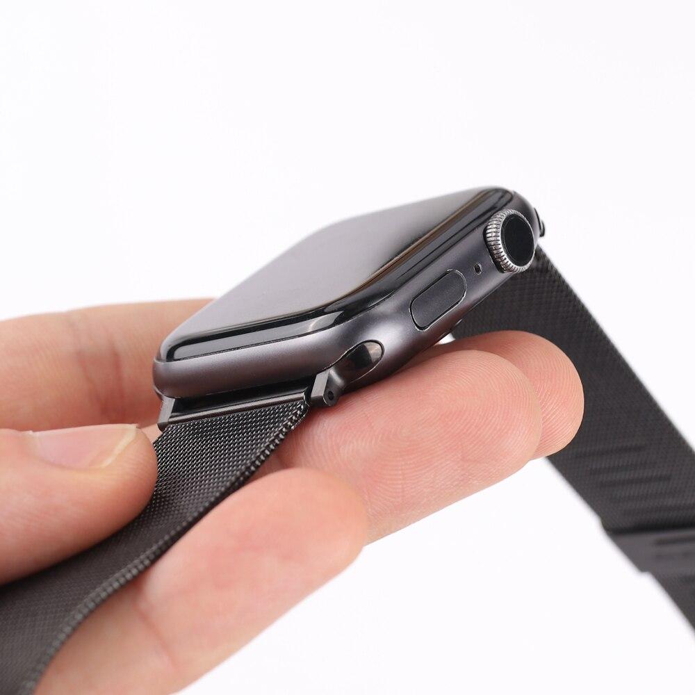 Milanese Loop Strap for Apple Watch Band 46mm 45mm 49mm 44mm 42mm 41mm Metal Stainless Steel Bracelet Iwatch 10 9 8 Ultra Correa