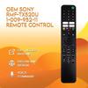 Voice Activated Remote Control For KD43X80J KD50X80J KD55X80J TVs Plugs and Play Operation Durability ABS Construction