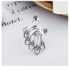 Adjustable Open Ring Men Women Vintage Ethnic Peacock Design Copper Plated Retro Boho Finger Jewelry