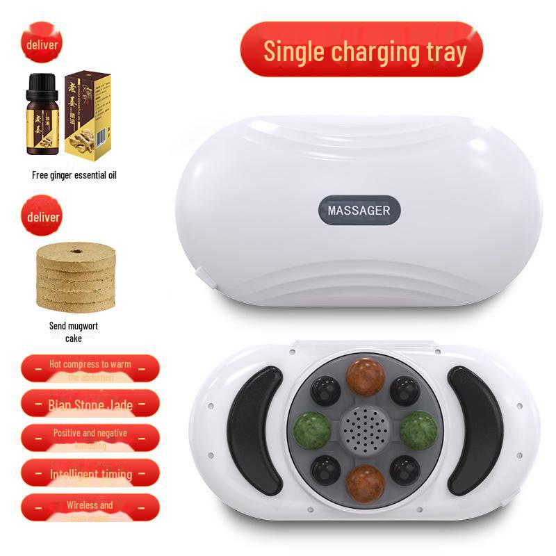 Электрический массажер для живота Bianstone с функциями подогрева и разминания