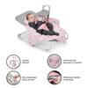 Transat-balancelle 2en1 KINDERKRAFT FELIO 2 - rose