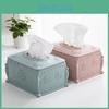 Plastic Napkin Cover Box Tissue Storage Box Living Room Organizer Car Paper Holder Napkin Container