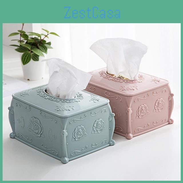 Plastic Napkin Cover Box Tissue Storage Box Living Room Organizer Car Paper Holder Napkin Container