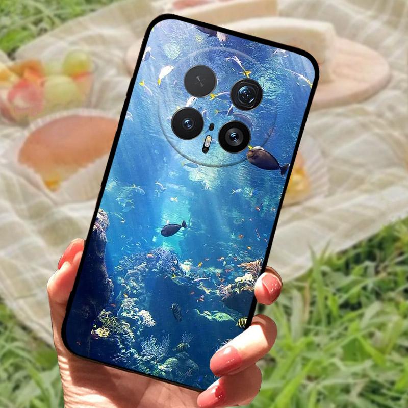 Ударопрочный чехол Funda для Honor Magic 8 Pro, мягкий ТПУ-силикон, защита камеры, чехол-бампер для телефона Honor Magic8 Pro BKQ-AN10