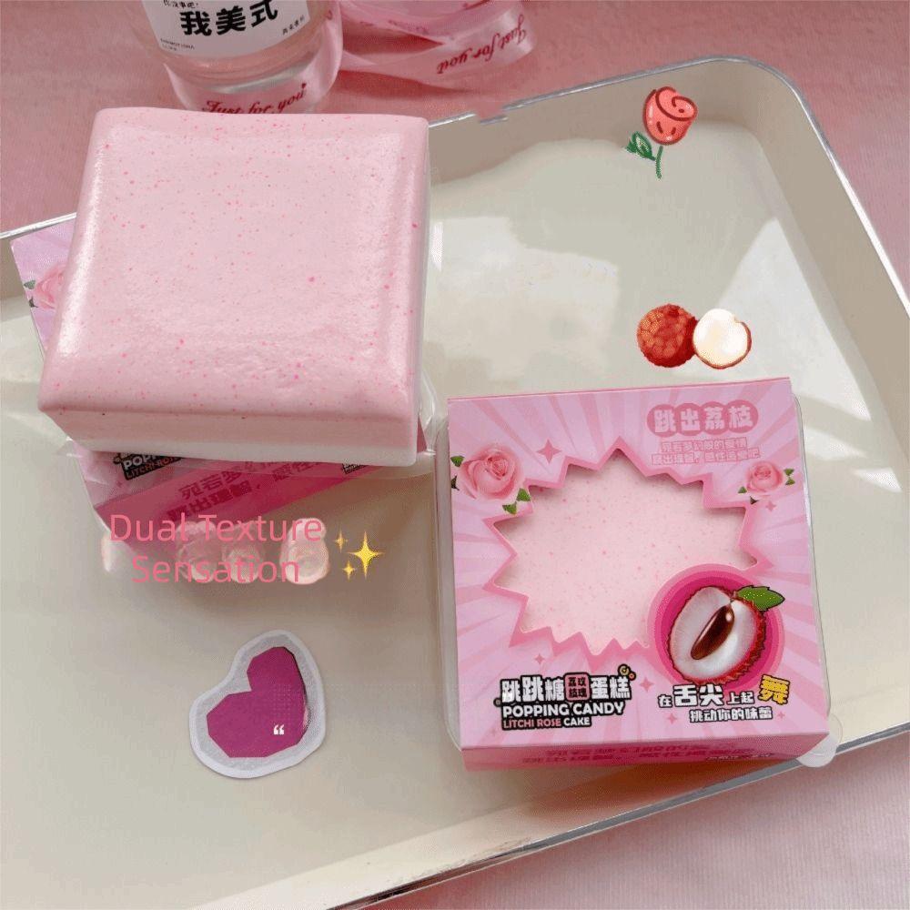 Soft Touch Squishy Bread Cake Sticky Texture Sensory Fidget Cake Bread Squishy Toy Children Gift