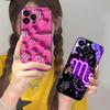 Чехол для телефона со знаком зодиака Скорпион для iPhone 17 16 15 14 13 12 11 X XR XS 8 7 Air Pro Max Plus Mini Мягкий ТПУ Ударопрочный Чехол