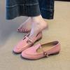 Мода Женские Балетки Лоферы Обувь Повседневные Кроссовки Мелкие Туфли Мэри Джейн 2025 Лето Новые Сандалии Ходьба Кожаные Zapatillas De Mujer