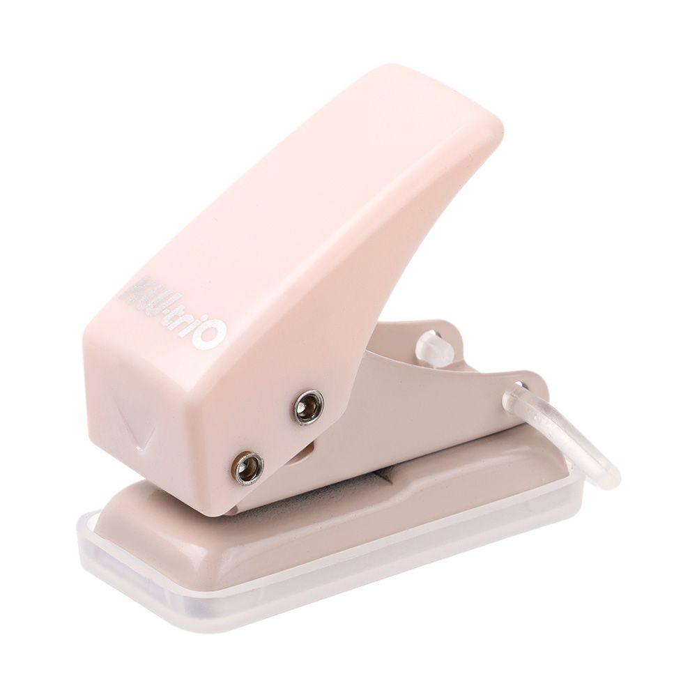 Office Circle Shape Binding Stationery Single Hole Paper Cutter Mini Hole Punch PVC Card Punch