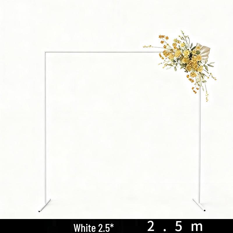 Popular 7.2ft Gold Wrought Iron Archway for Balloons, Photography, or Outdoor Wedding Aisles