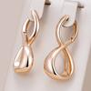 Роскошные ретро женские серьги-подвески в виде капли воды, цвета розового золота, для повседневной моды, многоцелевые, изысканные украшения