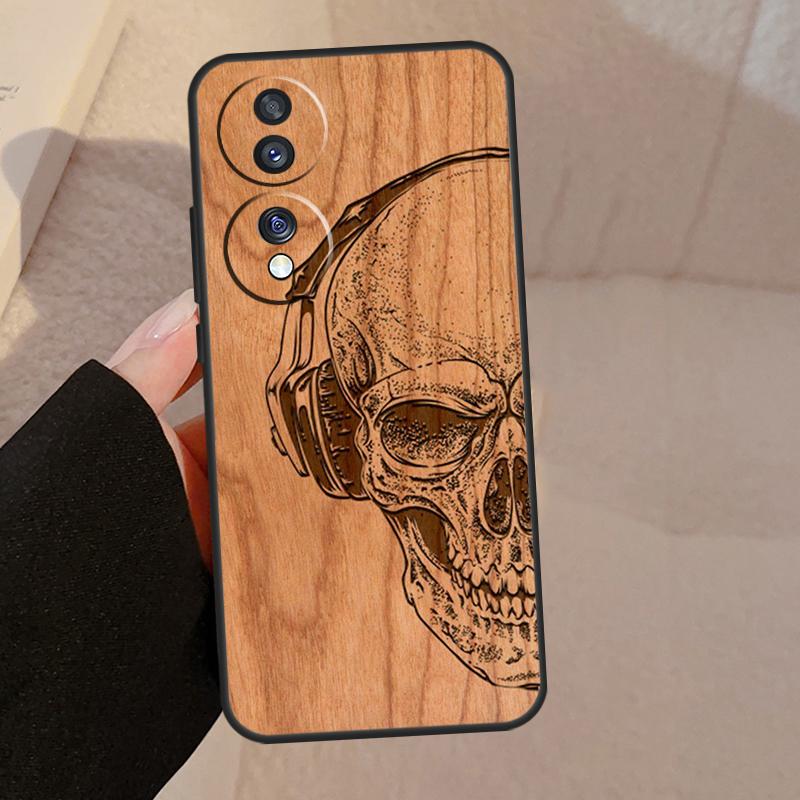 Дерево Роза Череп Кактус Дерево Для Honor Magic 8 Pro 6 5 7 Lite Чехол Для Honor 400 200 90 70 50 X8c X8b X9a X9b X9c X9d Win