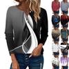Women's Long Sleeve Button Down T Shirts V Neck Casual Tunic Tops Women Casual Tops