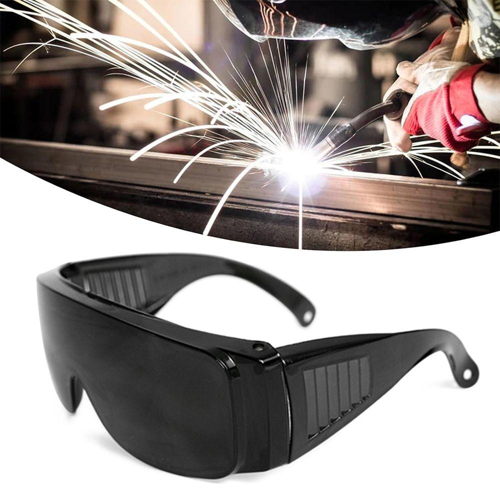 Black Welding Protective Glasses Anti-impact Safety Goggles Scratchproof Welding Glasses