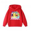Детское худи с принтом мультяшного малыша с антенной, удобный и мягкий высококачественный топ для девочек, новая теплая худи на осень и зиму