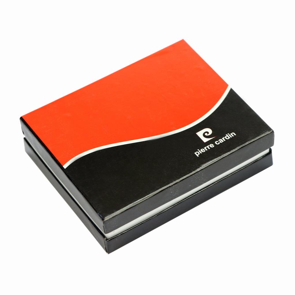 Składany Skórzany męski portfel Pierre Cardin RFID