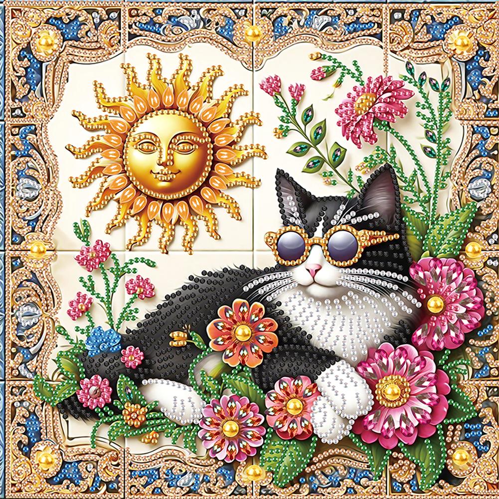 5D DIY Partial Special Shaped Drill Diamond Painting Animal Decoration Art
