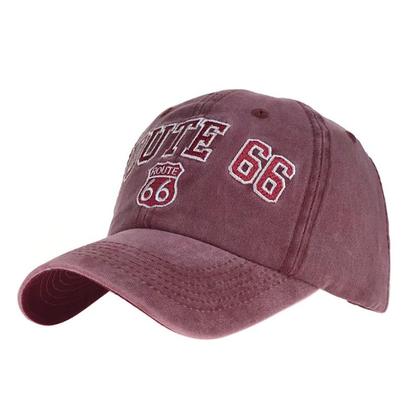 FAITOLAGL Embroidery Letters ROUTE 66 Baseball Cap Summer Snapback Fashion Hat For Women Men Casual Dad Hat Hip Hop Caps Casquet