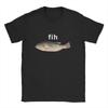 Funny Fih Fish Meme  T Shirt Summer  T Shirts For Men Harajuku Casual Tee Shirt Short Sleeve Y2K Funny Clothing