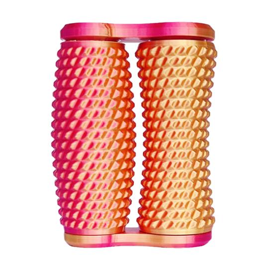 Напечатанная на 3D-принтере колючая роликовая игрушка-непоседа для снятия тревоги и стресса для детей, подростков и взрослых, ручной бугристый массажный ролик