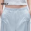 ONLY Women's Mid-Waist Workwear Loose Casual Pants
