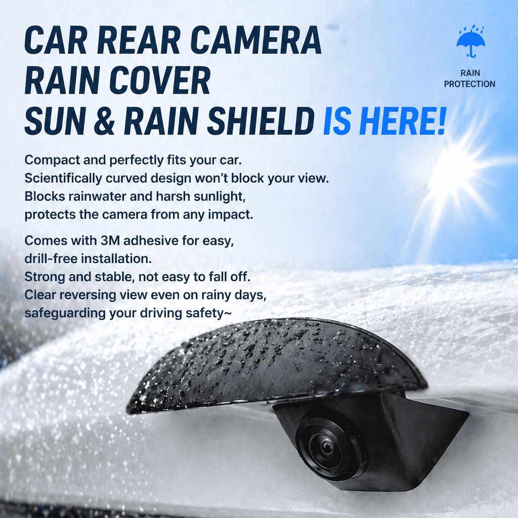 Car Rear Camera Rain Cover, Universal Rear View Camera Visor, Waterproof Shield for Vehicle Backup Camera