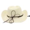 Cowboy Straw Hat Prairie Hat Ethnic Style Beach Hat Riding Hat