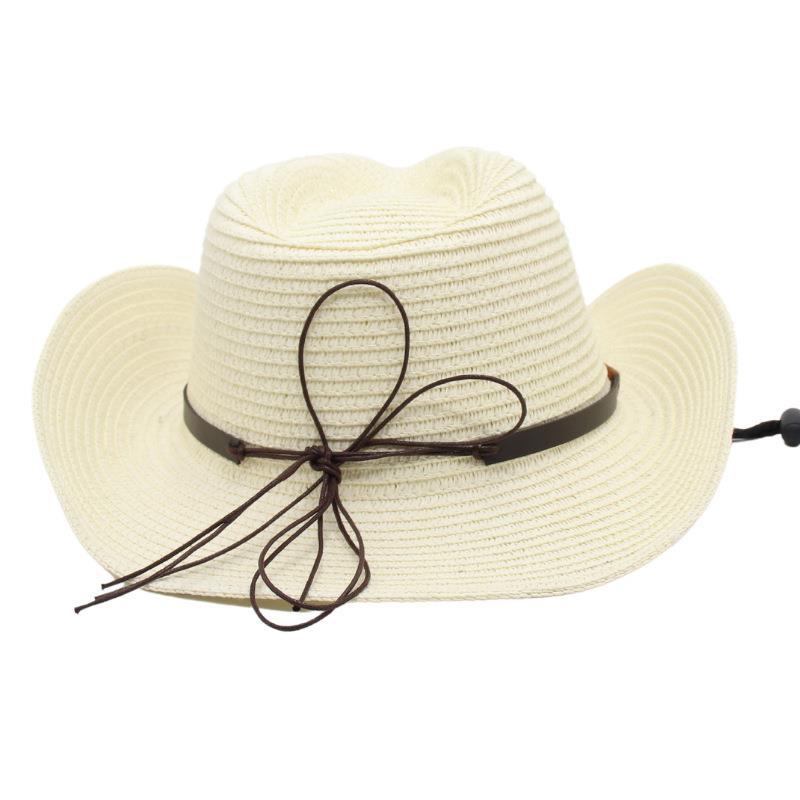 Cowboy Straw Hat Prairie Hat Ethnic Style Beach Hat Riding Hat
