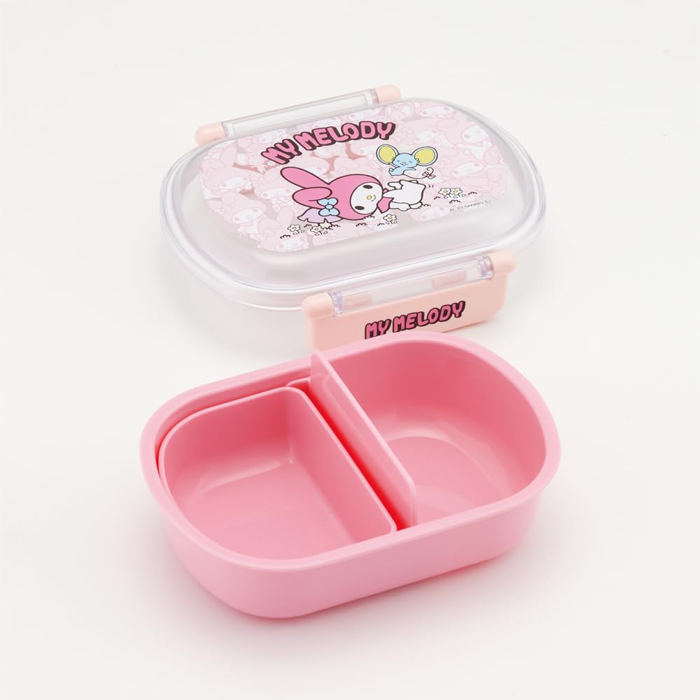 Skater Обед 1 с Пушистой Едой из Моей Детской Коробки Sanrio, Ярус, 360 мл, Внутренний, Куполообразный, Контейнер, Антибактериальный, Япония, Мелоди, Усиро-Сиро,