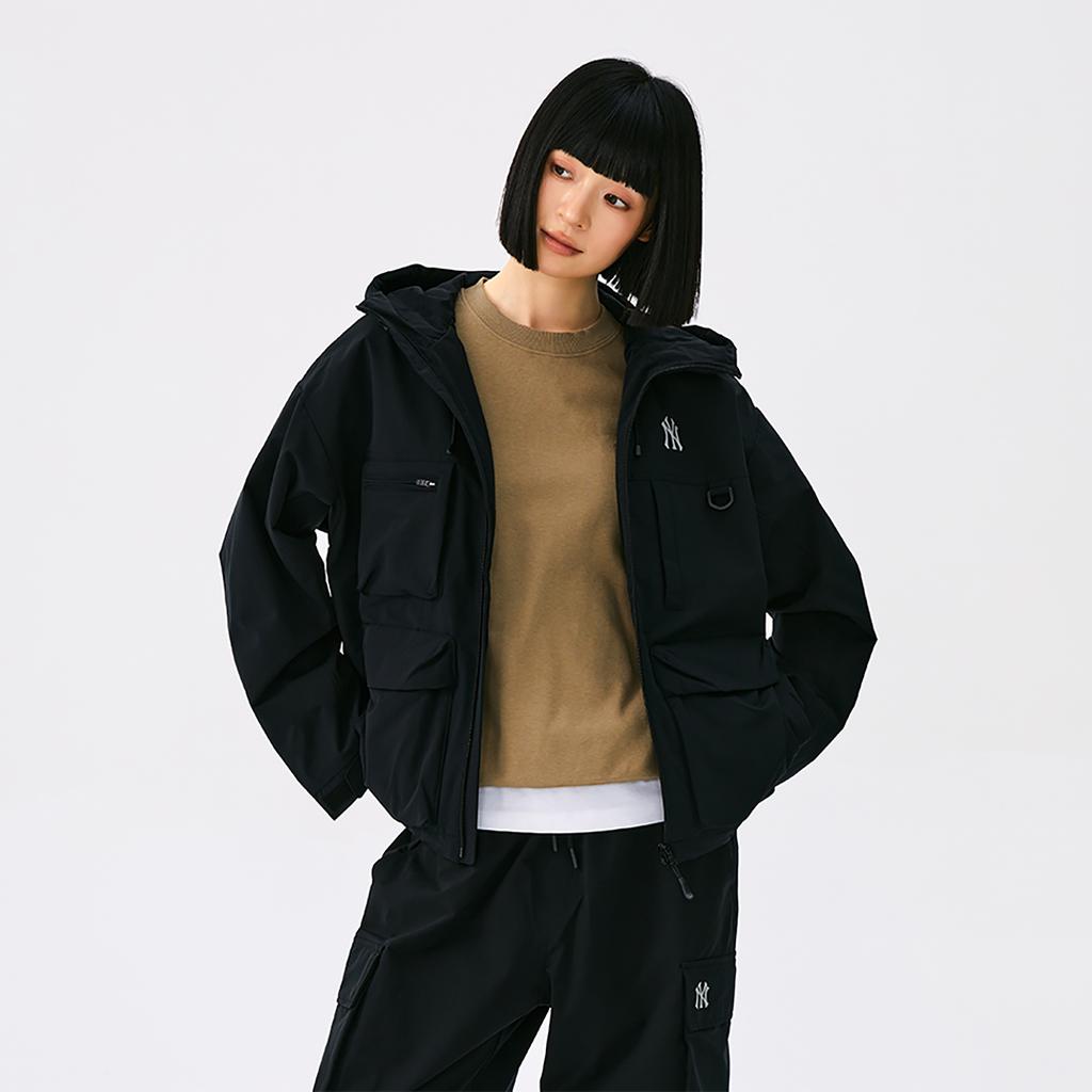 New MLB New York Yankees Basic Collection 25FW Jacket Unisex Standard Black 3AWJB0554-50BKS