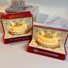 3D Pop-Up День Рождения Красный Конверт Поздравительная Открытка Складывающаяся Золотой Новый Год Денежный Красный Конверт 6 Отделений для Карт Красный