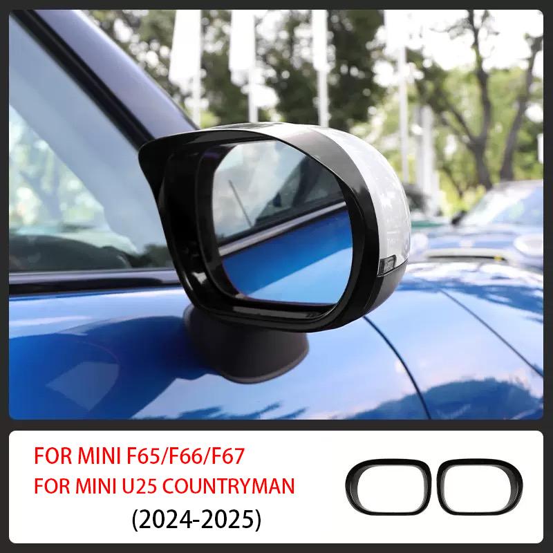 Козырек-накладка на рамку зеркала заднего вида для Mini Cooper F65 F66 F67 U25 Countryman 2024 2025, Внешние аксессуары для автомобиля