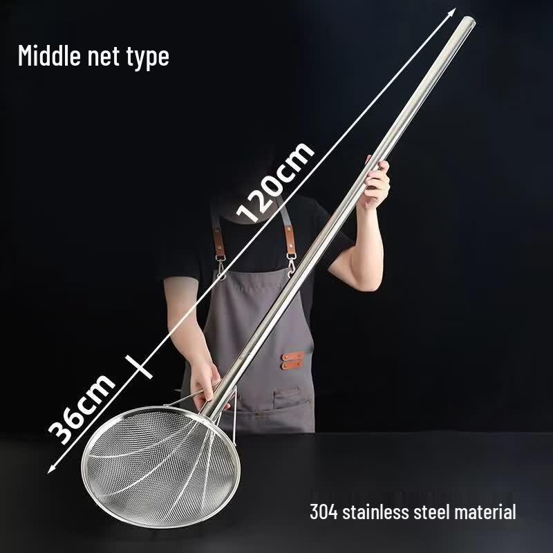 Chuanye 304 Stainless Steel Large Extended Handle Skimmer