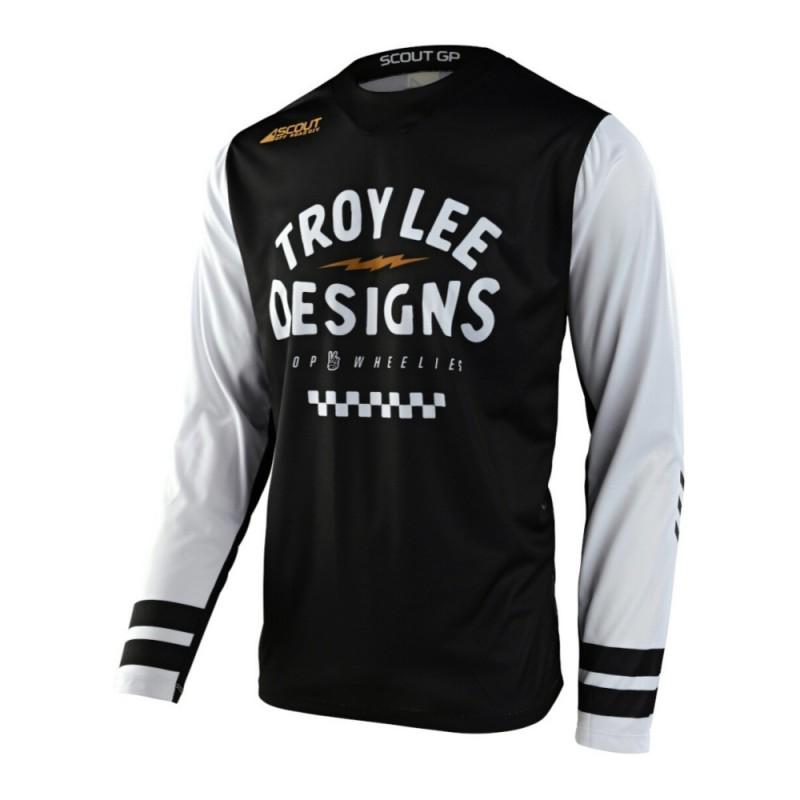 TROYLEE Mountain Bike Riding Jersey Long Sleeve Quick Dry Breathable Cycling Shirt Men Women Outdoor Trail Use