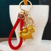 Exquisite Zodiac Horse Pendant Rhinestone New Year Pendant Fashion Horse Year Keychain  Ornaments